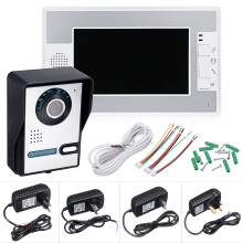 Verdrahtetes 7 - Zoll - Farb - Video - Türsprechanlage mit 1 Monitor