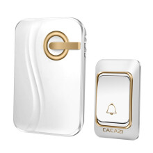 Campanello Wireless CACAZI a batteria impermeabile con 4 livelli di volume e suono a 200 metri