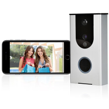 720P Campanello Video WiFi IP65 Archiviazione Cloud free Nessuna Necessità di Ricarica per 8 Mesi Rilevamento di Movimento PIR