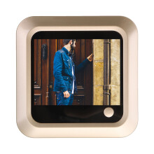 Videocamera per porta con visualizzatore a occhio di pesce LCD digitale da 2.4 pollici campanello video monitoraggio a 160 gradi.