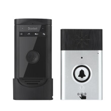 Campanello wireless con interfono vocale batteria trasmettitore esterno 200M con ricevitore interno.