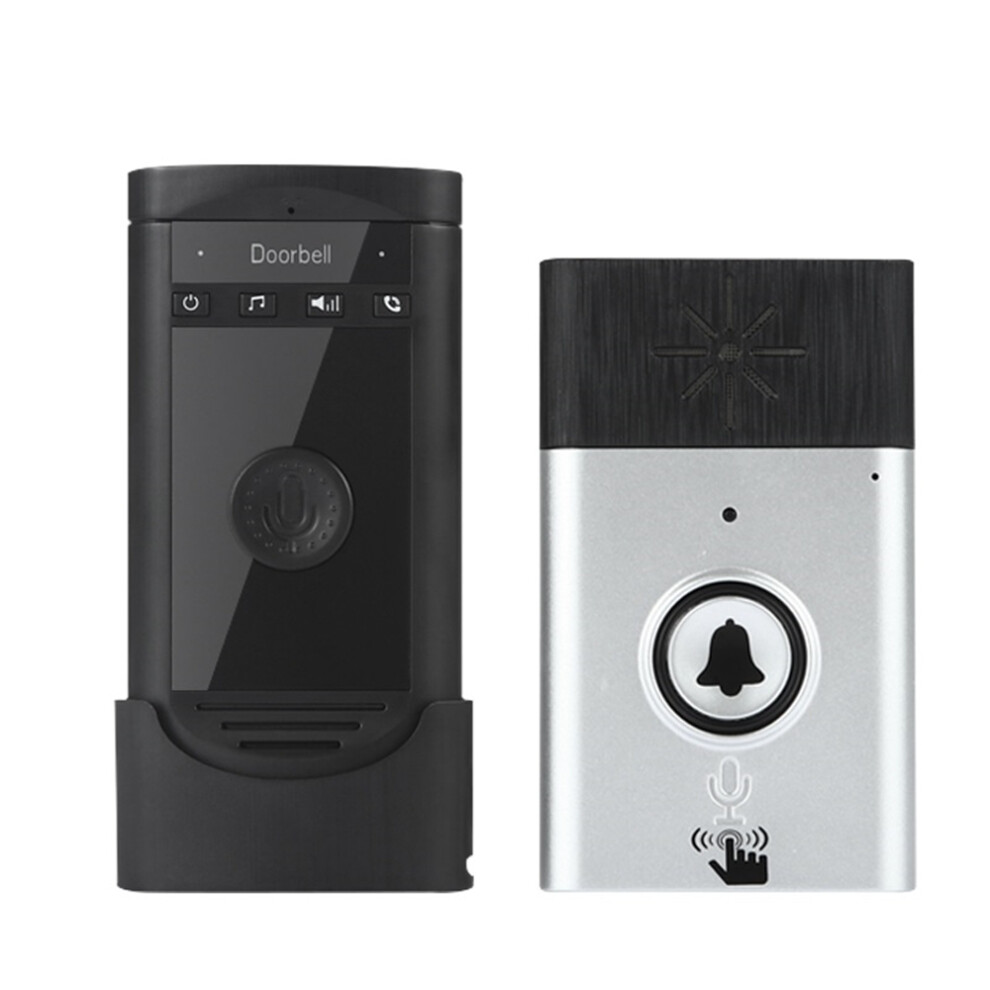 Wireless Voice Intercom Doorbell Battery Mobile 200M Outdoor Transmitter With Indoor Receiver 193192434811