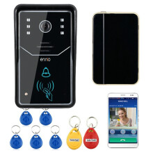 ENNIO ENNIO Touch Key Wifi Campanello Wireless Video Citofono Sistema Interfono Domestico Telecamera IR RFID