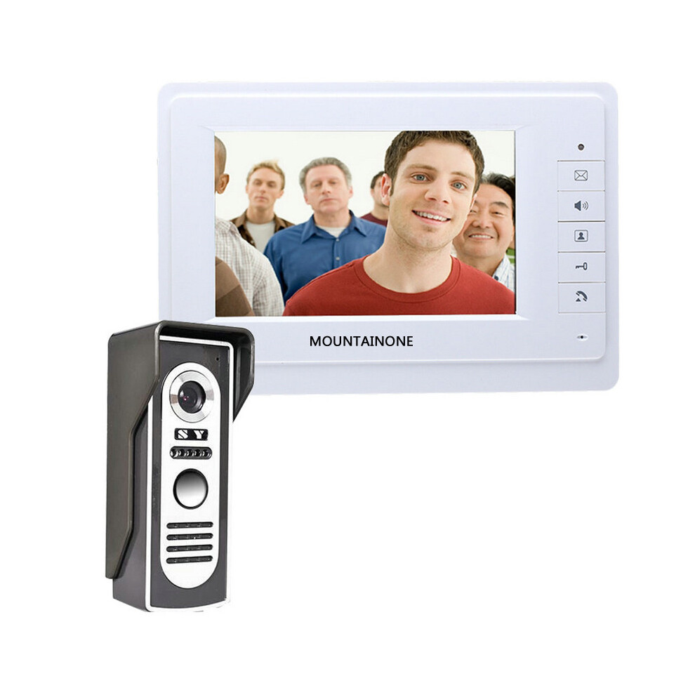 Ennio Sy819m11 7 Inch Tft Video Door Phone Doorbell Intercom Kit With 1 Camera 1 Monitor Night Vision 6901249162976