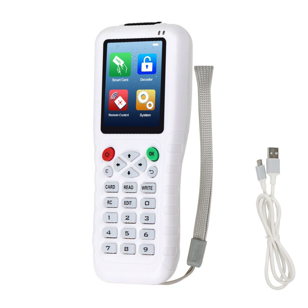 Handheld 125Khz Rfid Duplicator Copier Rfid Reader Writer 13.56Mhz Usb Cloner Nfc Programmer Em4305/T5577 Uid 6901249693661