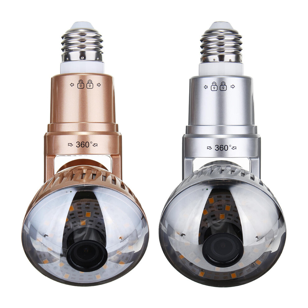 3.6Mm Wireless Mirror Bulb Security Camera Dvr Wifi Led Light Ip Camera Motion Detection 300029461753