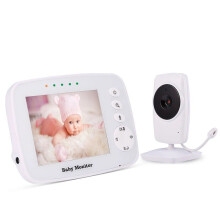 SM32 3. 2 Zoll LCD Wireless Video Babyphone Kamera Zwei-Wege-Audio Gespräch Nachtsicht Überwachung Sicherheitskamera Temperaturüberwachung