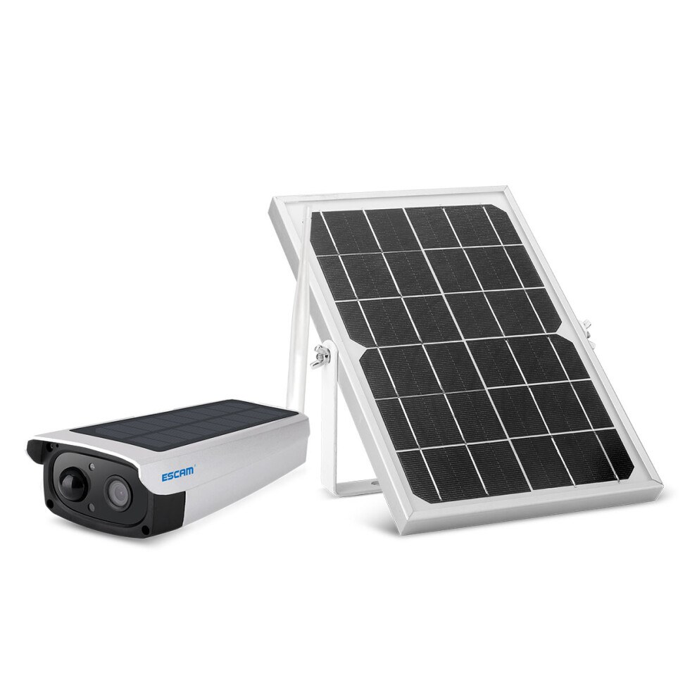 Escam Qf270 1080P 2.0Mp Solar Battery Low Power Consumption Wifi Pir Alarm Security Camera With Audio 6901249636729