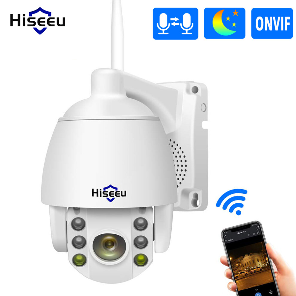 Hiseeu 1080P Wireless Ptz Ip Camera Wifi 5X Digital Zoom Outdoor Security Camera For Hiseeu Wireless Nvr Kit Ip Pro App Remote 6900064392490