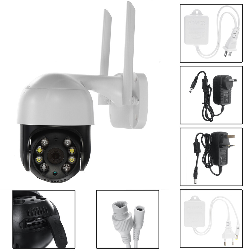 1080P Wifi Ptz Outdoor Ip Camera Surveillance Ir Colorful Night Vision Two Audio 811617113706