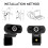1080P HD Webcam per Desktop Laptop Computer PC con Microfono Integrato e Clip-On 6