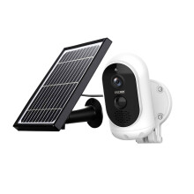 ESCAM G12 1080P Full HD Outdoor Waterproof Camera H.264 Rechargeable Battery Solar Panel Night Vision PIR Alarm WiFi Camera