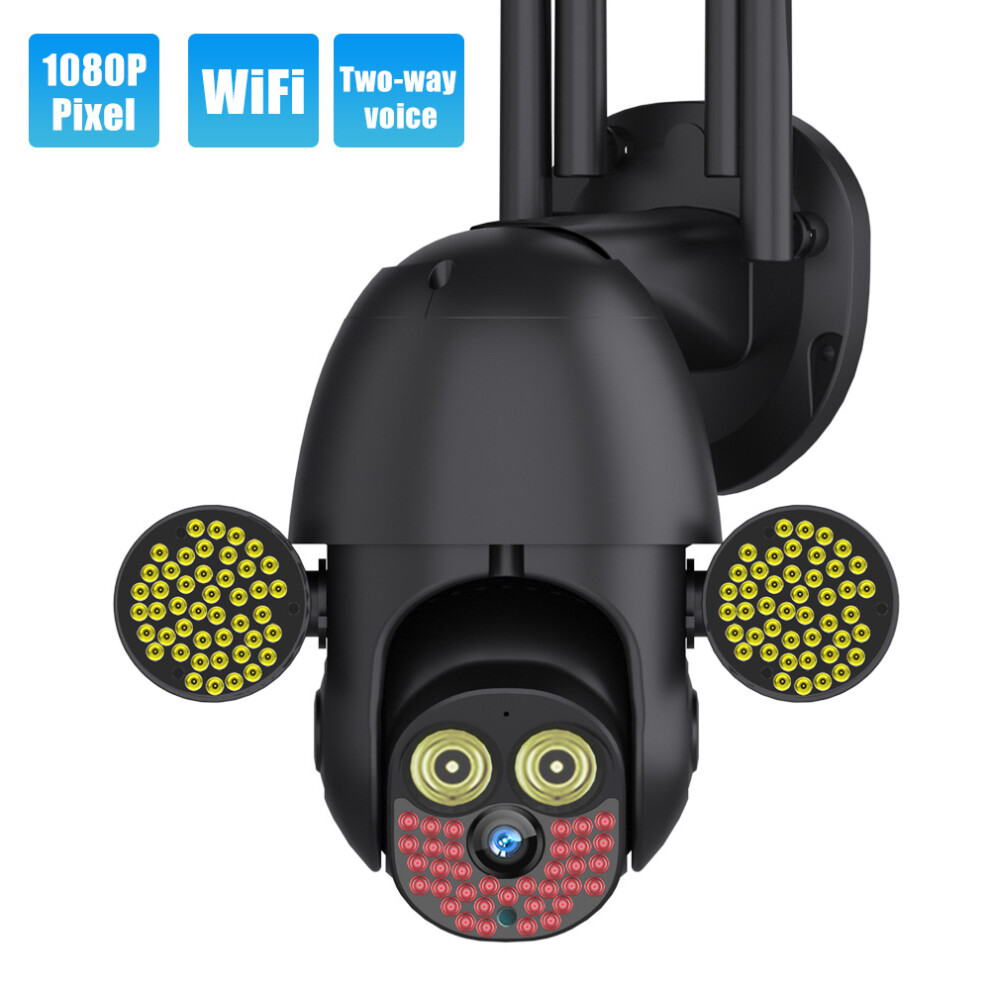 Guudgo 127 Led 1080P 2Mp Ip Camera Outdoor 5 Antenna Wireless Wifi Security Waterproof Camera 360 Pan Tilt Zoom Ir Two Way Radio Cctv Surveillance 6901250909461