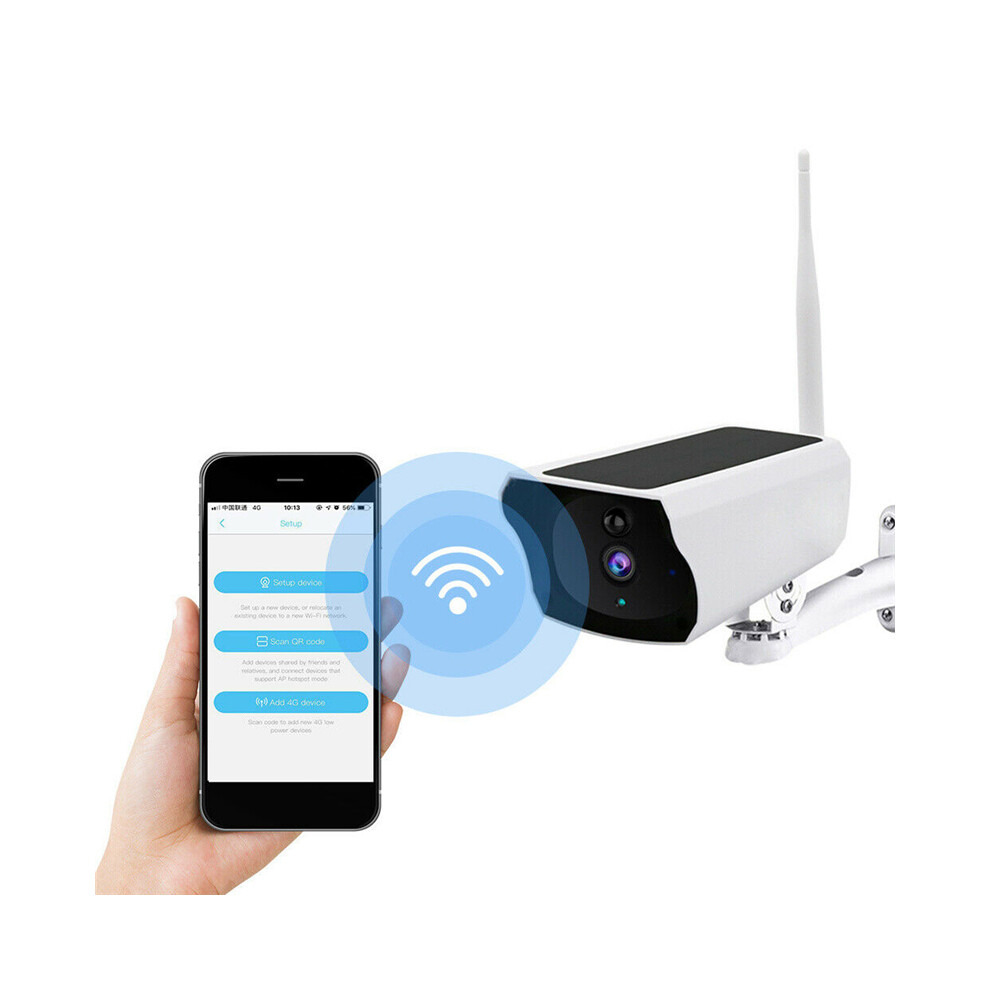 1080P Hd Wifi Solar Security Ip Camera Night Vision Wireless Pir Motion Alarm Ip67 6901249315419