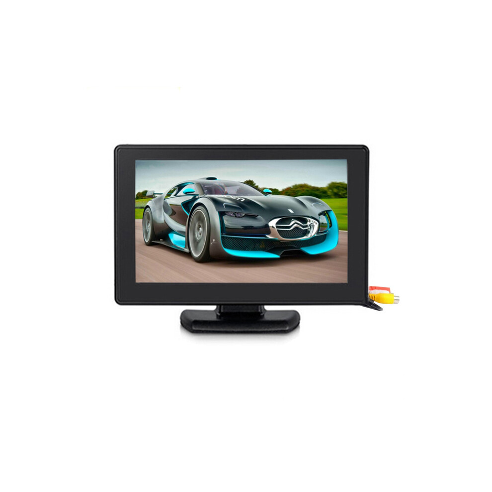 4.3'' Color Tft Lcd 2-Channel Video Input Rear View Monitor Vehicle Auto Car Rear View For Dvd Vcd 812713998853