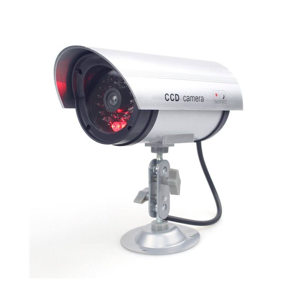 Ca-11-03 Dummy Fake Bullet Flash Led Cctv Camera Waterproof Security Camera With Metal Bracket 6901251436713