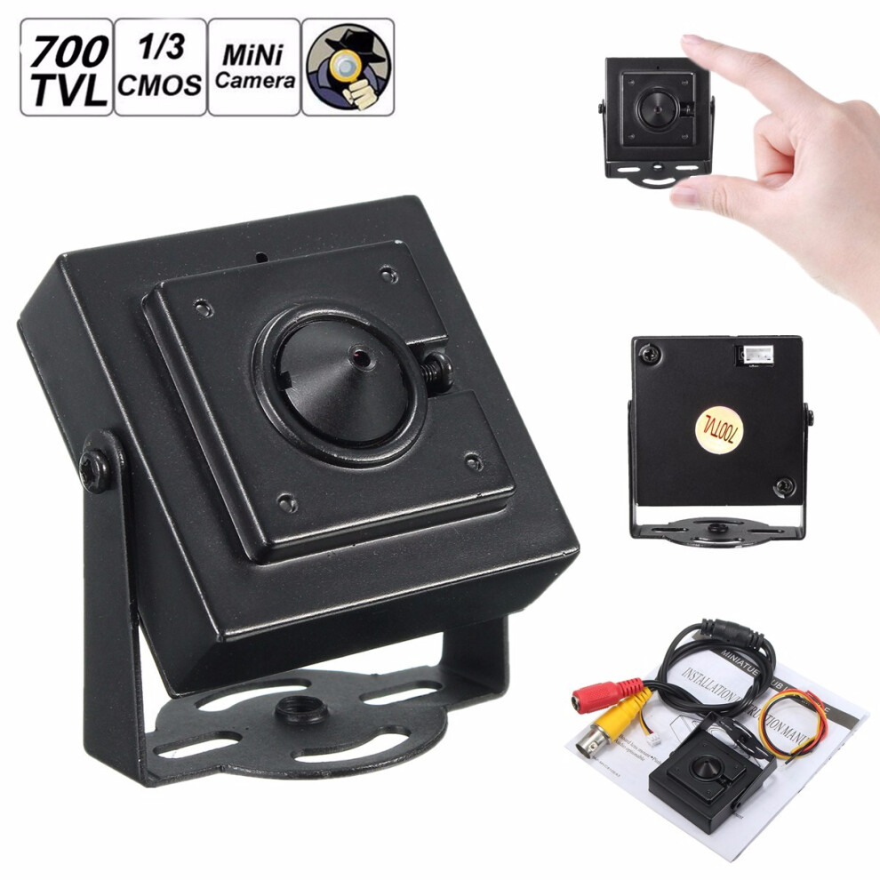 Mini Pinhole Hd 700Tvl 1/3 3.7Mm Wide Angle Board Lens Cctv Security Pal Camera" 744110715804