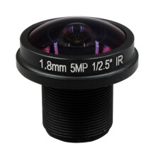 HD Fisheye CCTV - lens 5MP 1.8mm M12*0.5 montage 1/2.5 F2.0 180 graden voor video bewakingscamera