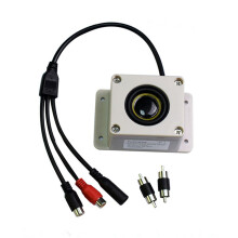 Microfono altoparlante esterno impermeabile per registrazione audio di telecamere di sicurezza IP audio a due vie