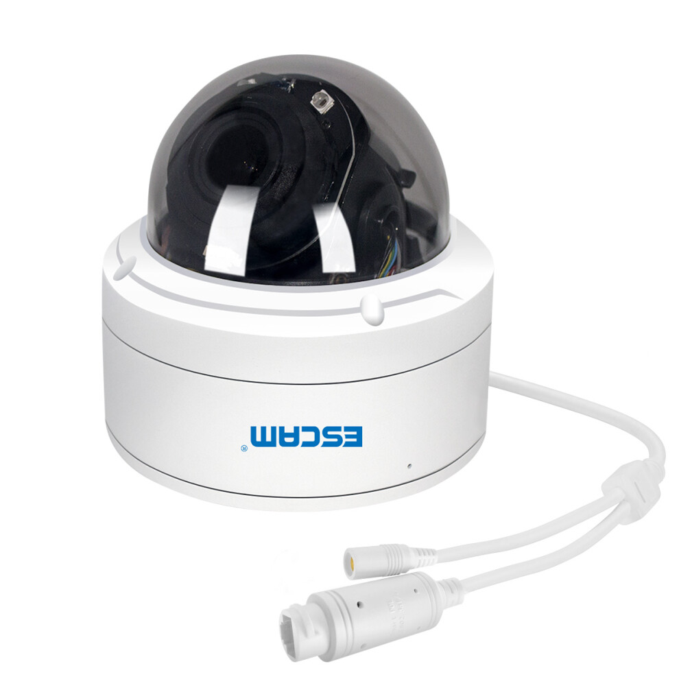 Escam Pvr002 2Mp 1080P Ptz 4X Zoom 2.8-12Mm Lens Waterproof Poe Dome Ip H.265 Camera Support Onvif 6472227789756