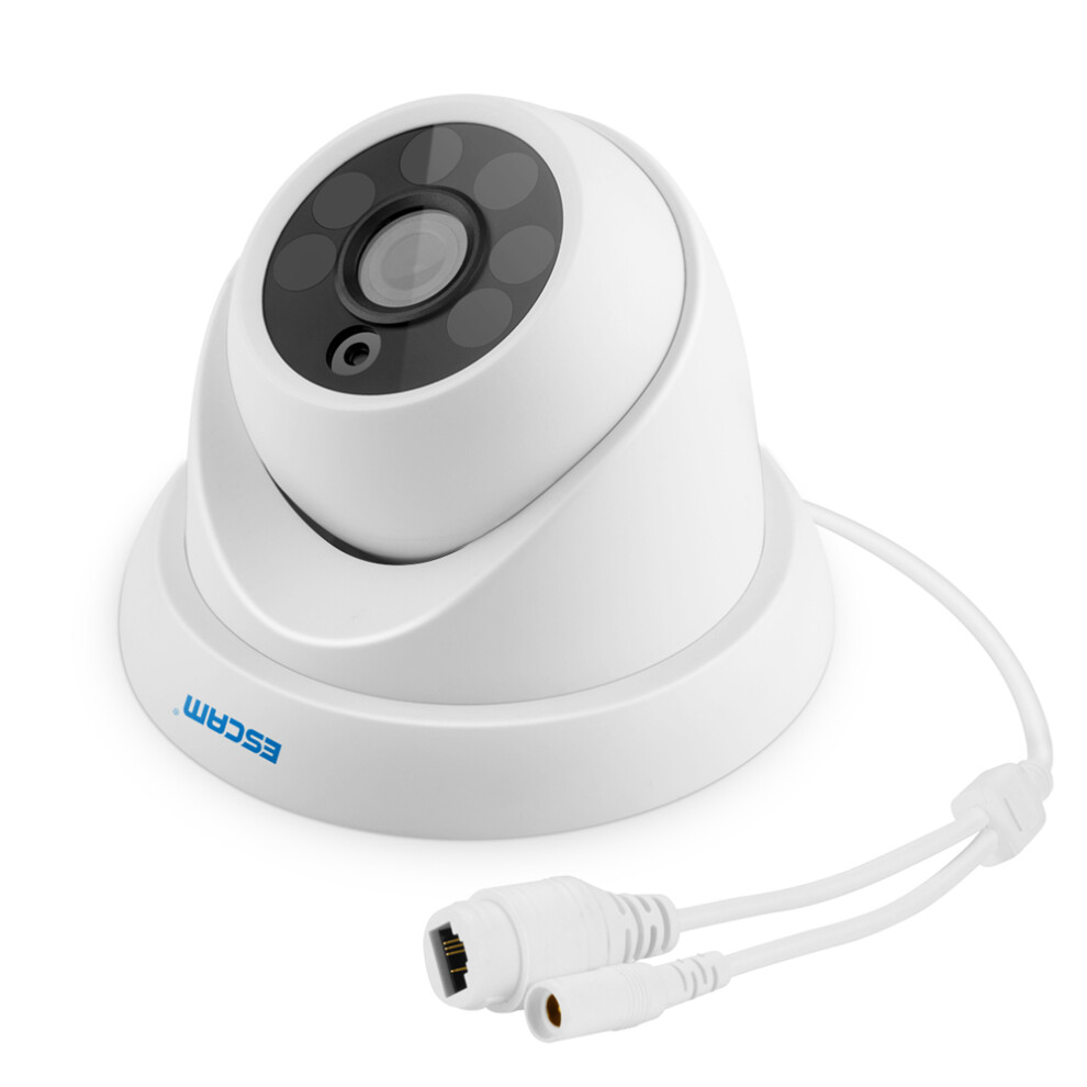 Escam Qh001 Onvif H.265 1080P P2p Ir Dome Ip Camera Motion Detection With Smart Analysis Function 300028194867