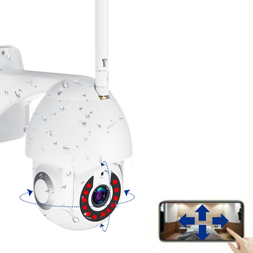 5X Zoom Waterproof Wifi Ip Camera Ptz Pan Tilt 1080P Hd Security Ir Camera Night Vision 6900046071276