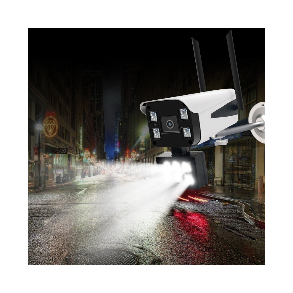 Guudgo 10Led 1080P Wireless Security Ip Camera Wifi Camera Night Vision Full Color Outdoor Ip66 Waterproof Onvif 6901249309753