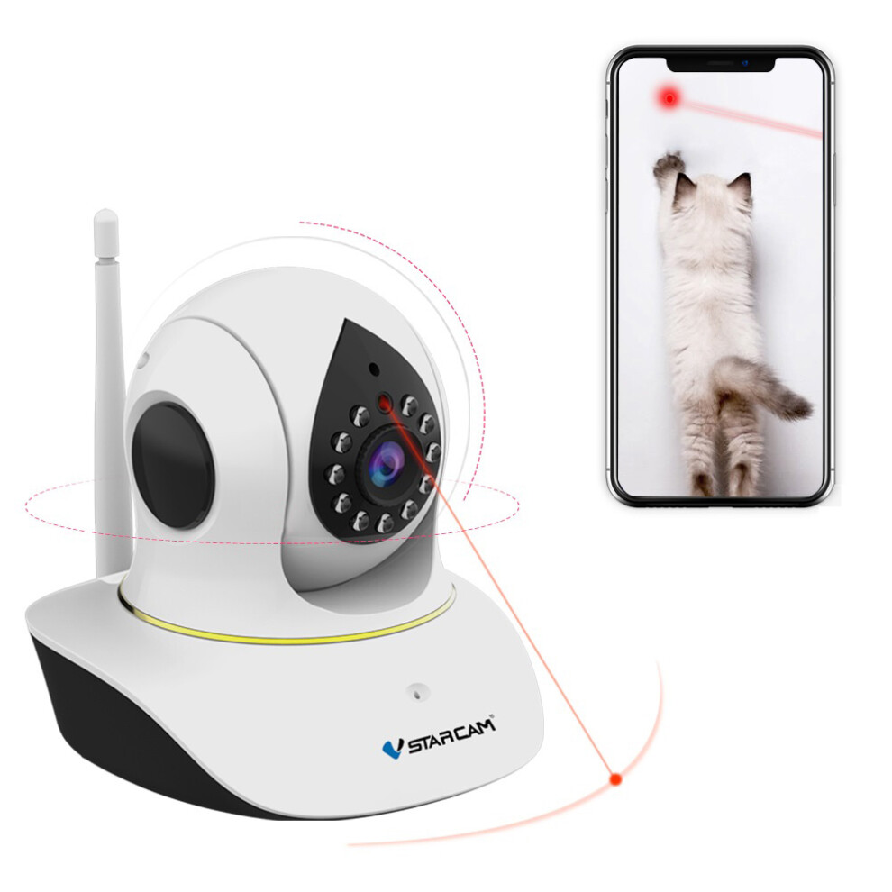 Vstarcam C38s-P 1080P Pet Ip Camera Wifi Video Surveillance Security Camera Remote Control Laser Play With Pet Video Intercom Ir Night 6900056818540