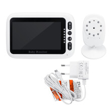 Draadloze 4.3 Inch Babyfoons Twee - Weg Intercom Monitor Audio Video Baby Monitor Draadloze Digitale Camera Nachtzicht Veiligheidsviewer