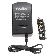 5Pezzi Adattatore di Alimentazione Multi Voltaggio Spina EU 2500mA 3V 4.5V 6V 9V 12V DC
