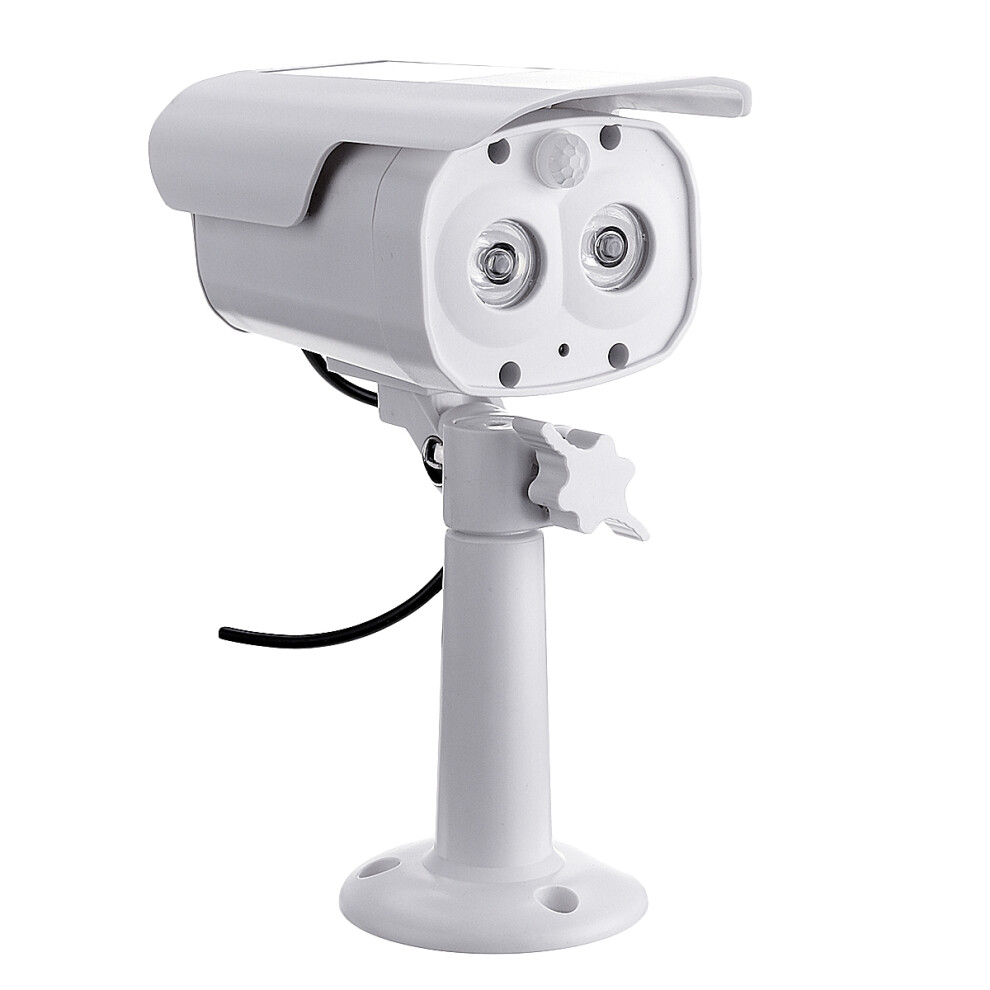 Solarbetriebene Simulation Pir - Sensor Kamera Detektor Cctv Kamera Dummy Led Licht-image