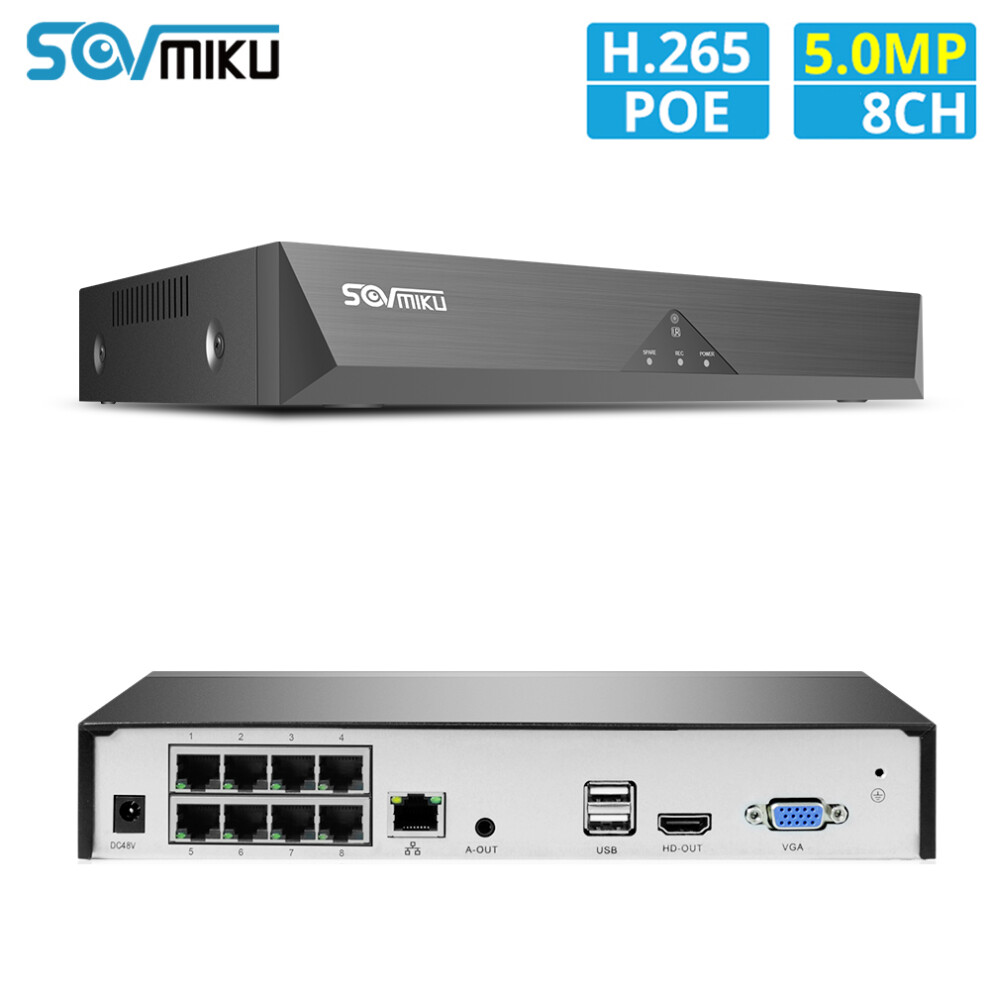 Sovmiku Sfnvr-P-4H.265 8Ch 5Mp Poe Nvr Security Surveillance Cctv Nvr Onvif P2p System Network Video Recorder For Poe Ip Camera 6901249958265