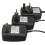 Alimentatore adattatore AC DC 12V 2A per telecamera di sicurezza CCTV 4