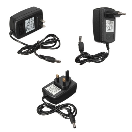 Alimentatore adattatore AC DC 12V 2A per telecamera di sicurezza CCTV
