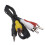 3.5mm Jack Plug naar 3 RCA Adapter Kabel Audio Video Kabel 10