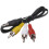 3.5mm Jack Plug naar 3 RCA Adapter Kabel Audio Video Kabel 4