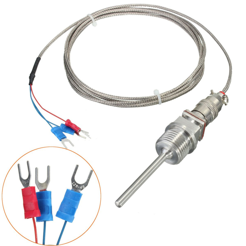 Rtd Pt100 Temperature Sensors 1/2 Inch Npt Threads With Detachable Connector 6901250579534