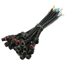 10 Coppie di connettori LED maschio/femmina 4PIN 24AWG impermeabili IP65 in PVC