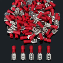 Terminale a forcella femmina isolante 22-18AWG con connettore electric a crimpare red