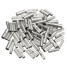 100 Pezzi connettori a crimpare per cavi Butt Splice in rame nudo stagnato 22-10AWG