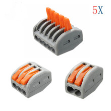 Excellway ET25 2/3/5 Pin Terminale a Molla 5Pezzi Connettore per Cavo electric