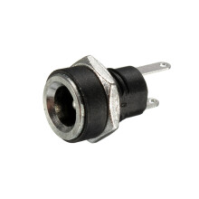 10 Pezzi 3A connettori adattatori femmina a pannello 3.5x1.3mm DC Jack Socket Plug