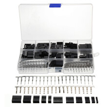 Excellway TC10 620 pezzi Kit di alloggiamento connettore a pin jumper per pin Dupont e crimpati