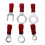 Soloop 434 stuks combinatie nylon terminal krimpbare buis met stickers 5
