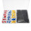 Soloop 434 stuks combinatie nylon terminal krimpbare buis met stickers 2