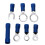 Soloop 434 stuks combinatie nylon terminal krimpbare buis met stickers 7
