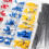 Soloop 434 stuks combinatie nylon terminal krimpbare buis met stickers 3
