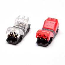 5 Pezzi di terminali a crimpare a 2 pin per collegamenti rapidi per cavi LED da 22-20AWG