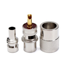 10 PCS PL259 Solder Connector UHF RG8X Connectors Plug With UG-176 Variable Diameter Tube
