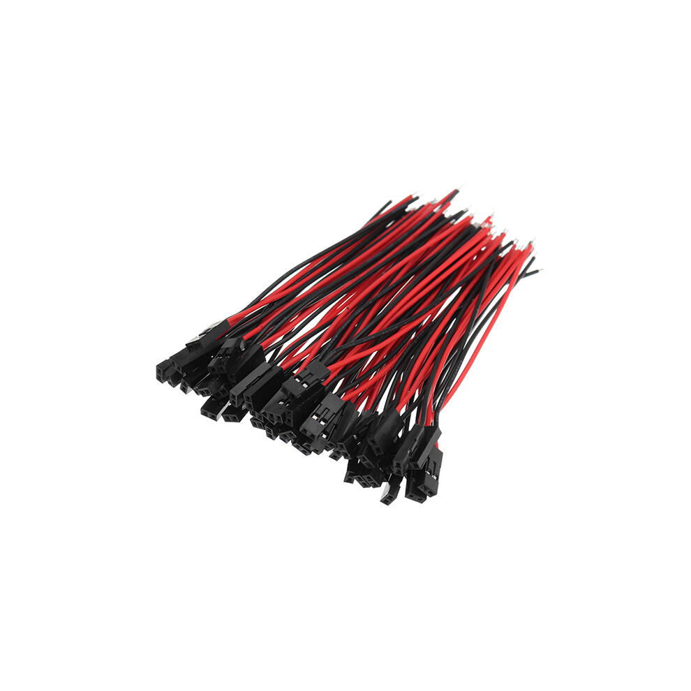 Excellway 50Pcs 24Awg 2.54Mm 2Pin Female Connector Terminals Wire Single Head 791177594132
